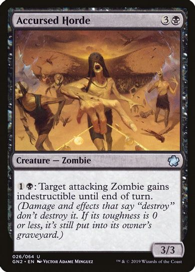 Accursed Horde (26) [Magic Game Night 2019]