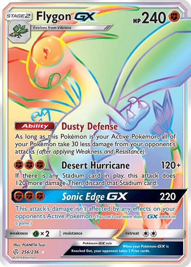 Flygon GX (Secret) (256/236) [Sun & Moon: Cosmic Eclipse]