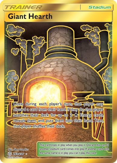 Giant Hearth (Secret) (263/236) [Sun & Moon: Cosmic Eclipse] – Pokemon Plug