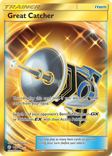 Great Catcher (Secret) (264/236) [Sun & Moon: Cosmic Eclipse]