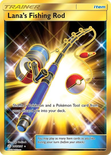 Lana's Fishing Rod (Secret) (266/236) [Sun & Moon: Cosmic Eclipse]