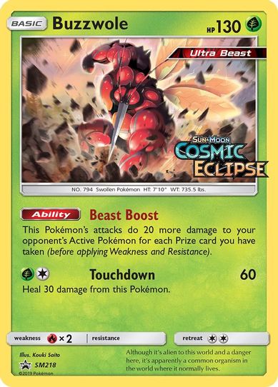 Buzzwole - SM (Prerelease Promo) (SM218) [SM Promos]