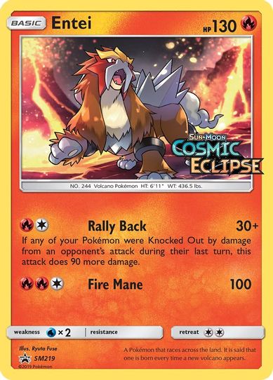 Entei - SM (Prerelease Promo) (SM219) [SM Promos]