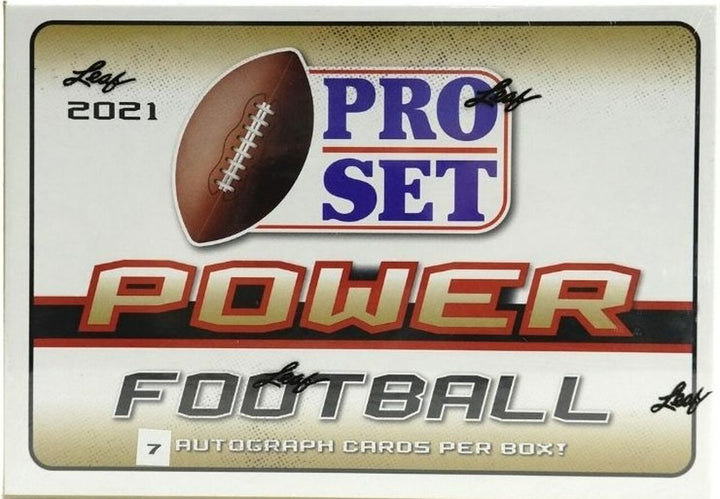 2021 Leaf Pro Set Power Football Hobby Box
