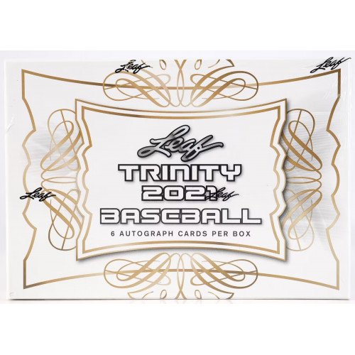 2021 Leaf Trinity Baseball Cards Hobby Box (6 Autos Per Box)