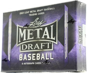 2021 Leaf Metal Draft Baseball Cards Hobby Box