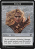 Elemental // Emblem - Serra the Benevolent Double-sided Token [Modern Horizons]