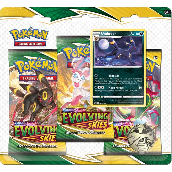 Evolving Skies 3-Pack Blisters (Eiscue & Umbreon)
