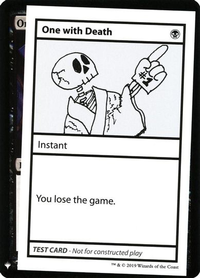 One With Death [Mystery Booster: Convention Edition Exclusives]