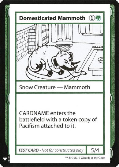 Domesticated Mammoth [Mystery Booster: Convention Edition Exclusives]
