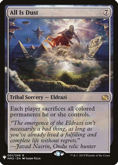 All Is Dust (1) [Mystery Booster Cards]