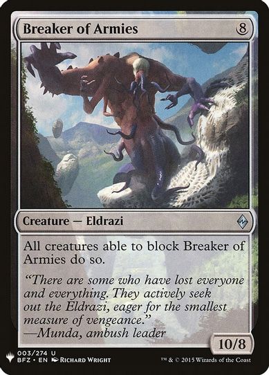 Breaker of Armies (3) [Mystery Booster Cards]
