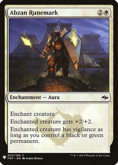 Abzan Runemark (3) [Mystery Booster Cards]