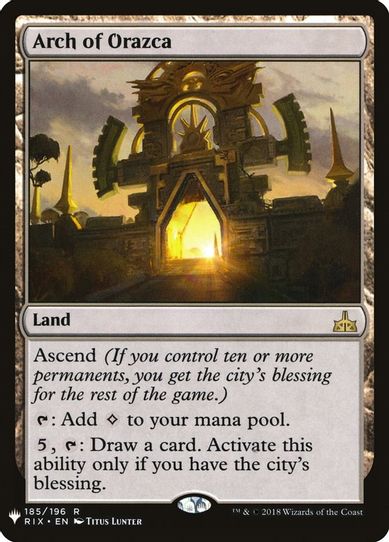 Arch of Orazca (185) [Mystery Booster Cards]
