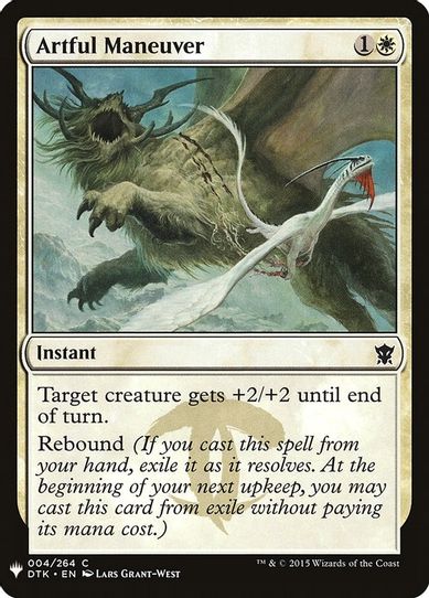 Artful Maneuver (4) [Mystery Booster Cards]