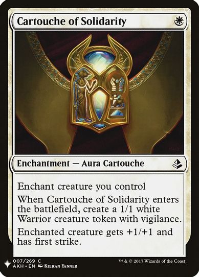 Cartouche of Solidarity (7) [Mystery Booster Cards]