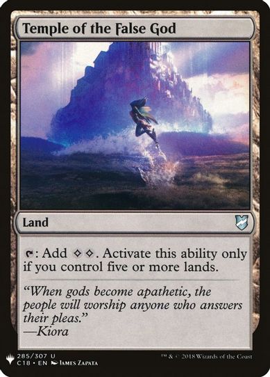 Temple of the False God (C) (285) [Mystery Booster Cards]