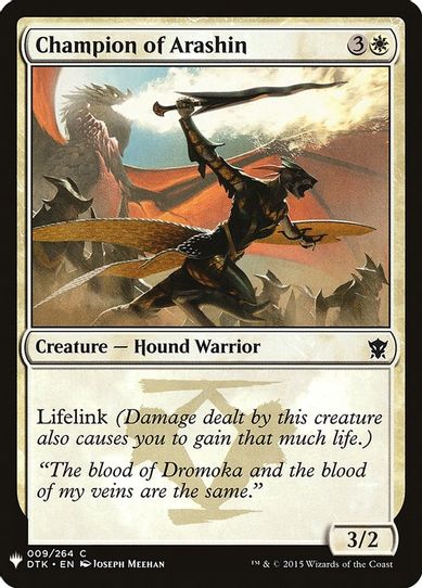 Champion of Arashin (9) [Mystery Booster Cards]