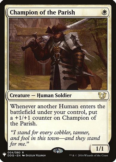 Champion of the Parish (4) [Mystery Booster Cards]