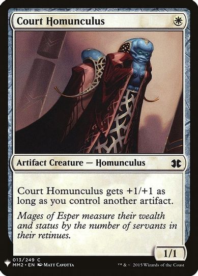 Court Homunculus (13) [Mystery Booster Cards]
