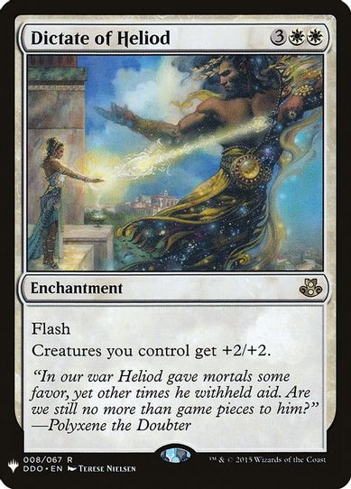 Dictate of Heliod (8) [Mystery Booster Cards]
