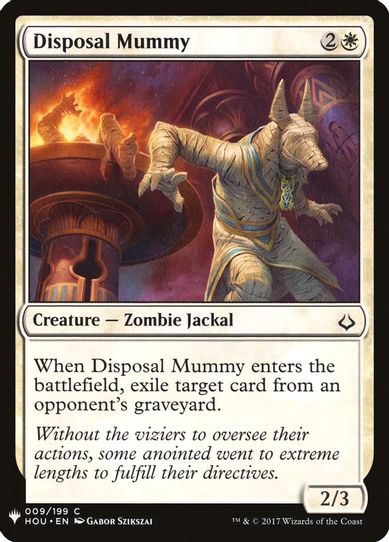 Disposal Mummy (9) [Mystery Booster Cards]