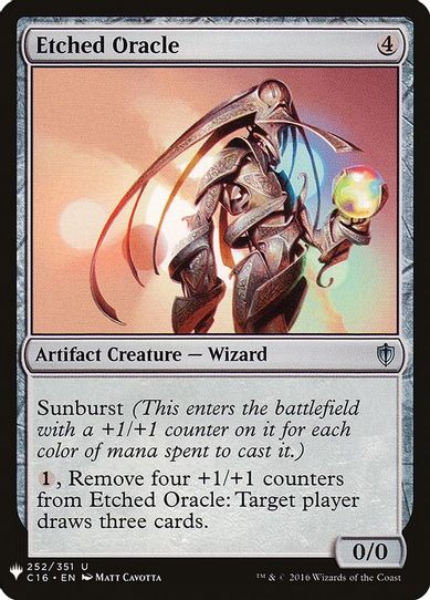 Etched Oracle (252) [Mystery Booster Cards]