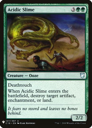 Acidic Slime (127) [Mystery Booster Cards]