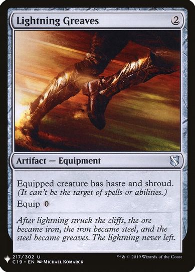 Lightning Greaves (C) (217) [Mystery Booster Cards]