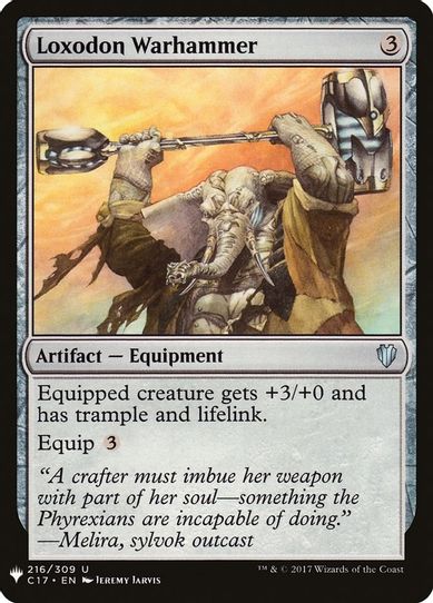 Loxodon Warhammer (216) [Mystery Booster Cards]
