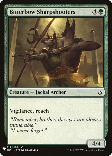 Bitterbow Sharpshooters (112) [Mystery Booster Cards]