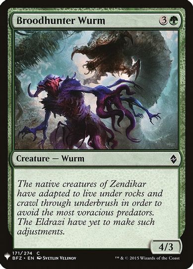 Broodhunter Wurm (171) [Mystery Booster Cards]
