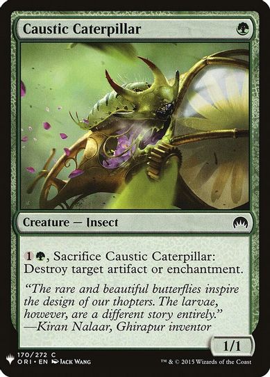 Caustic Caterpillar (170) [Mystery Booster Cards]