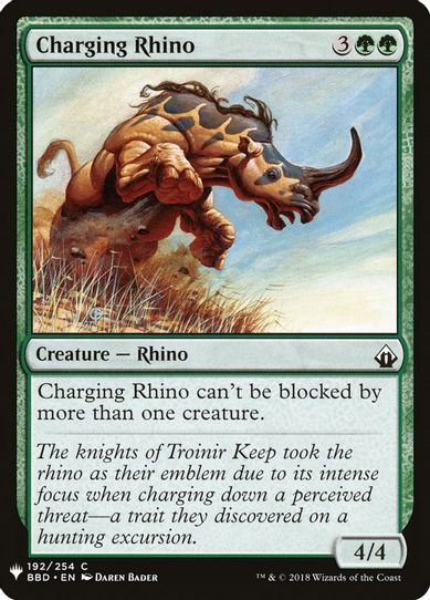Charging Rhino (192) [Mystery Booster Cards]