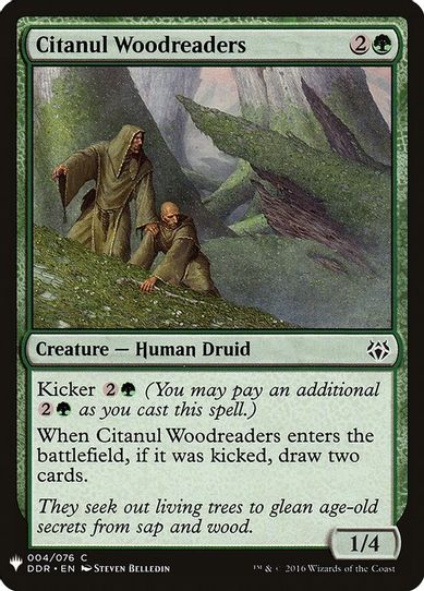 Citanul Woodreaders (4) [Mystery Booster Cards]
