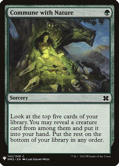 Commune with Nature (142) [Mystery Booster Cards]