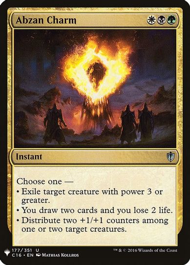 Abzan Charm (177) [Mystery Booster Cards]