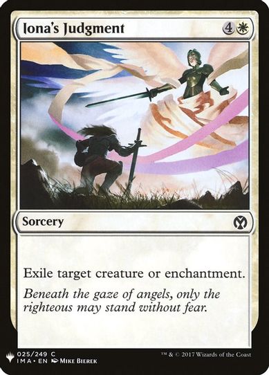 Iona's Judgment (25) [Mystery Booster Cards]