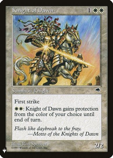 Knight of Dawn (26) [Mystery Booster Cards]