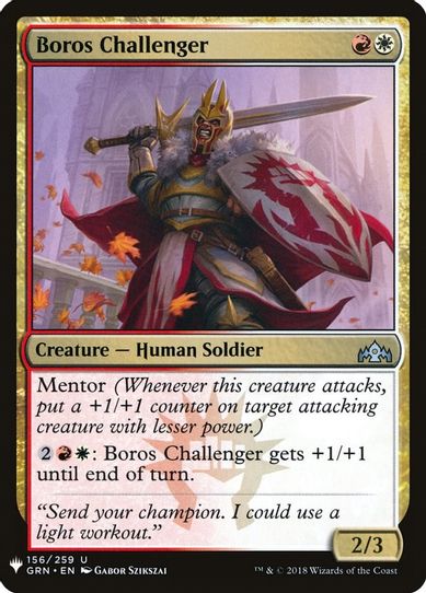 Boros Challenger (156) [Mystery Booster Cards]