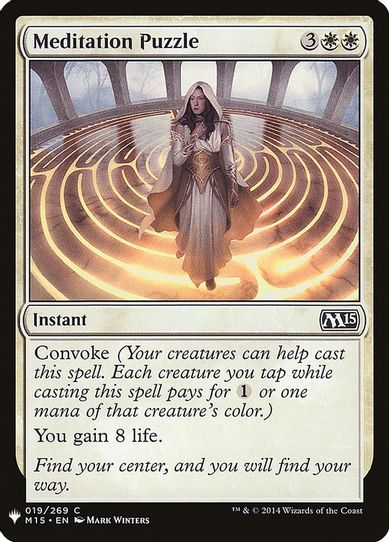 Meditation Puzzle (19) [Mystery Booster Cards]