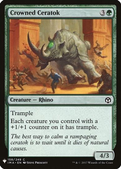 Crowned Ceratok (158) [Mystery Booster Cards]