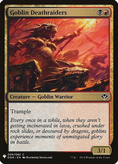 Goblin Deathraiders (6) [Mystery Booster Cards]