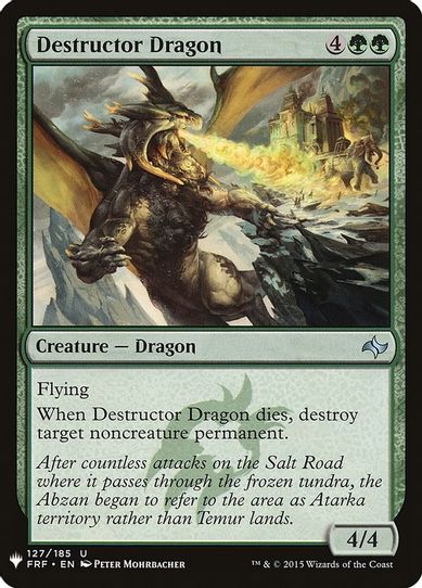 Destructor Dragon (127) [Mystery Booster Cards]