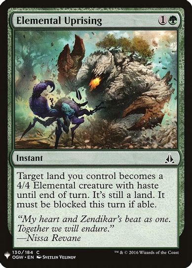 Elemental Uprising (130) [Mystery Booster Cards]