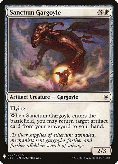 Sanctum Gargoyle (76) [Mystery Booster Cards]