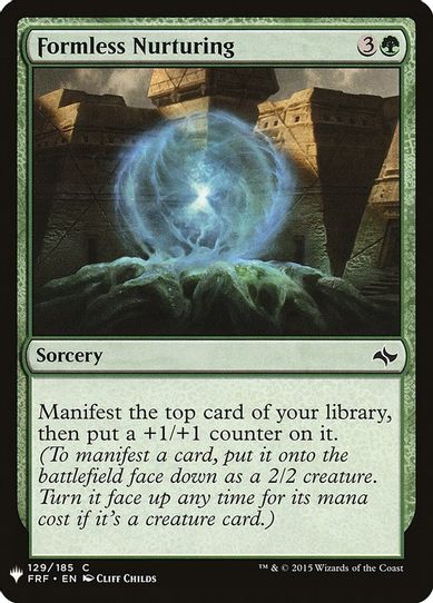 Formless Nurturing (129) [Mystery Booster Cards]