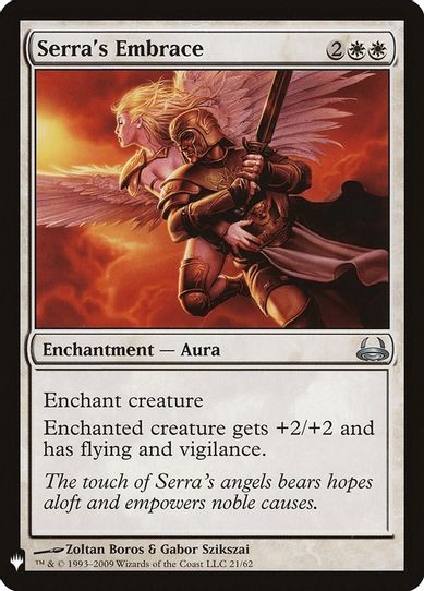 Serra's Embrace (21) [Mystery Booster Cards]