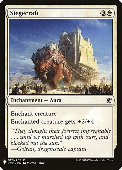 Siegecraft (23) [Mystery Booster Cards]