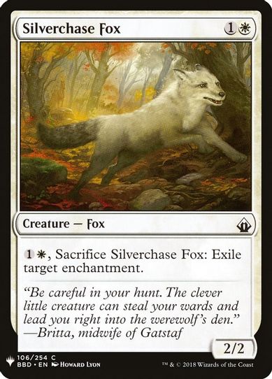 Silverchase Fox (106) [Mystery Booster Cards]